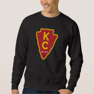 KC Original Red Kansas City KC Unique Est 1853 Kc Sweatshirt