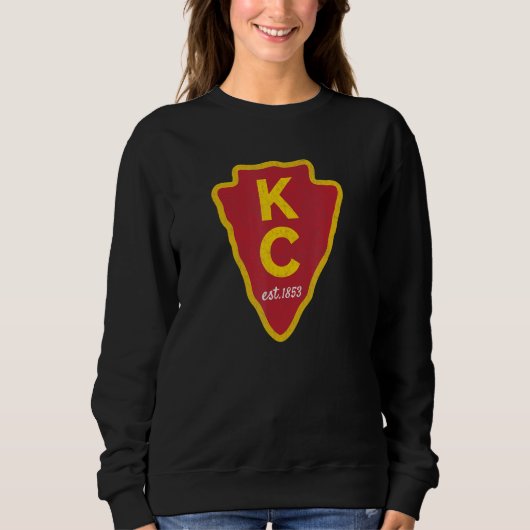 KC Original Red Kansas City KC Unique Est 1853 Kc Sweatshirt (Vorderseite)