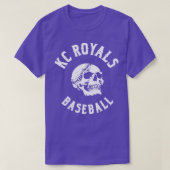 KC Royals Baseball Skull T-Shirt (Design vorne)