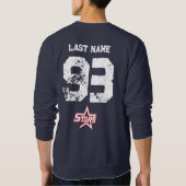 KC Stars - Das weltbeste Hockey-Vater-Sweatshirt Sweatshirt (Rückseite)