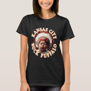 Kc Tailgate Kansas City Grillen Buck Fuffalo Barbe T-Shirt