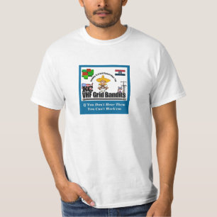 Kc-VHF-Gitter-Bandit-T - Shirt mit Anzeige