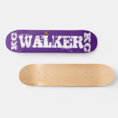 KC WALKER Skateboard, 7¾" Deckbrett Skateboard (Horizontal)