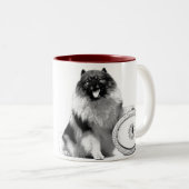 KCA Grafik-Tasse für den Righthander! Zweifarbige Tasse (VorderseiteRechts)