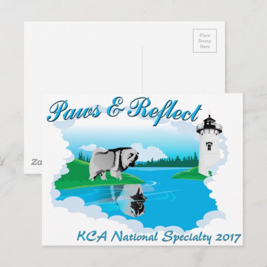 KCA-Logo für dunkle Hintergründe Postkarte (Vorne/Hinten)