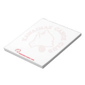 KCC (Abgeblendeter Hintergrund) Notepad Notizblock (Rotiert)