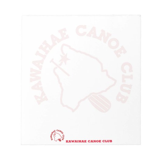 KCC (Abgeblendeter Hintergrund) Notepad Notizblock (Vorderseite)