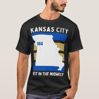 KCMO, Midwest Lovers, Missouri Heimat GRILLEN Meat T-Shirt