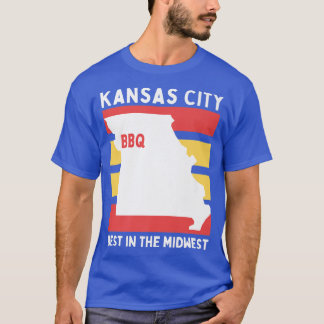 KCMO, Mittelwestliche GRILLEN Kühe Rinder Schweine T-Shirt