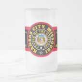 KCMOCOU KANSAS CITY, MO. (COU) 2 MATTGLAS BIERGLAS (Mittel)