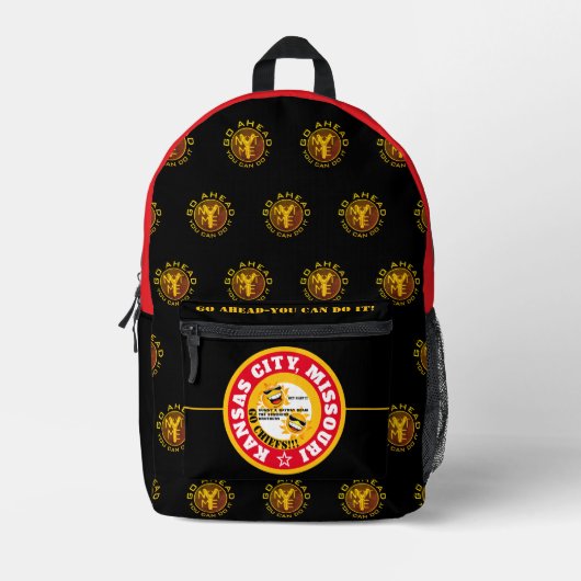 KCMOCOU SUNNY&RAYRAY GAbr Bedruckter Rucksack (Vorderseite)
