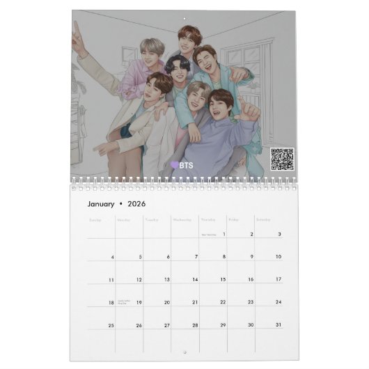 KCrush Magazine präsentiert: Das 2026 K-Pop-Zeiche Kalender (Jan 2026)
