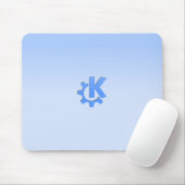 KDE Blau Mousepad (Mit Mouse)