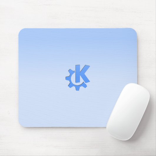 KDE Blau Mousepad (Mit Mouse)