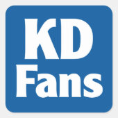 KDFans Sticker (Vorderseite)