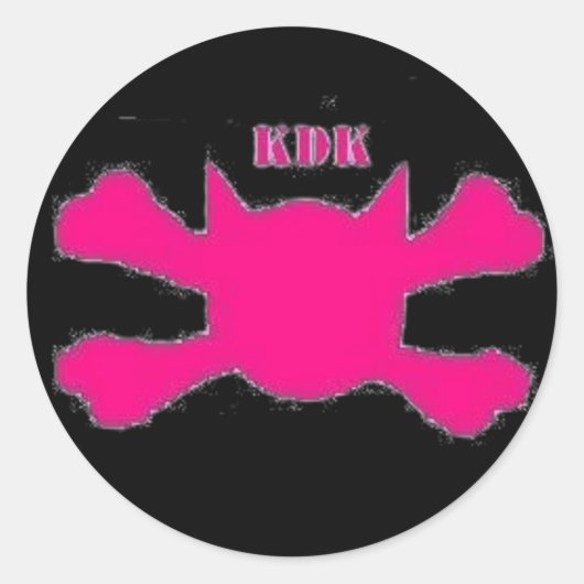 KDK RUNDER AUFKLEBER (Vorderseite)