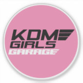 KDM PINK AUFKLEBER (Vorderseite)