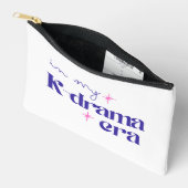 Kdrama Era Typography White Minimalistic Cosmetic Zubehörtasche (Offen)