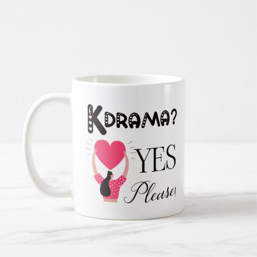Kdrama? Ja bitte! -Mug Kaffeetasse (Links)