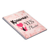 Kdrama? Ja bitte! -Spiralnotizblock Notizblock (Rechte Seite)