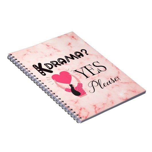 Kdrama? Ja bitte! -Spiralnotizblock Notizblock (Rechte Seite)