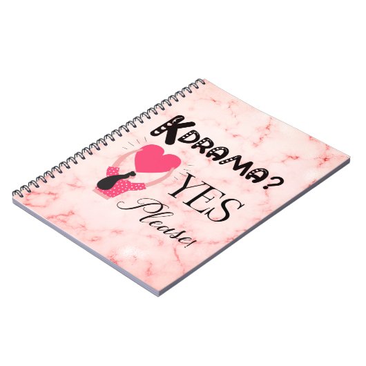 Kdrama? Ja bitte! -Spiralnotizblock Notizblock (Linke Seite)