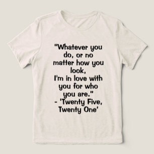 Kdrama (Koreanisches Drama) Liebeszitate Tri-Blend Shirt