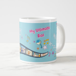 Kdrama Kpop Lieblings-Idol koreanische Typografie Jumbo-Tasse