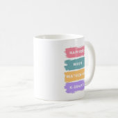 Kdrama Lettering Coffee Mug for Korean Drama Lover Kaffeetasse (VorderseiteRechts)
