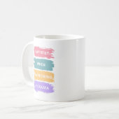 Kdrama Lettering Coffee Mug for Korean Drama Lover Kaffeetasse (Vorderseite Links)