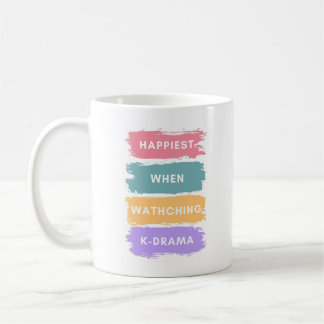 Kdrama Lettering Coffee Mug for Korean Drama Lover Kaffeetasse