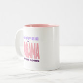 Kdrama Liebhaber Kaffeetasse Geschenk Pinke Typogr (Vorderseite Links)