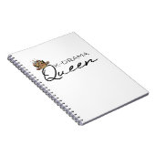KDrama Queen mit traditionellem KronenNotebook Notizblock (Rechte Seite)