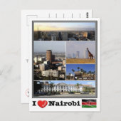 KE Kenia - Nairobi - Postkarte (Vorne/Hinten)