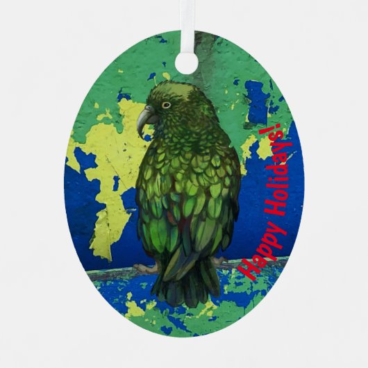 Kea bird Ornament (Vorderseite)