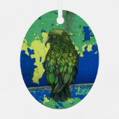 Kea bird Ornament (Rückseite)