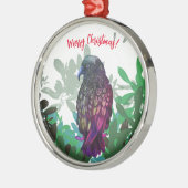 Kea bird Ornament Aus Metall (Links)