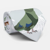 Kea Fern Fronds Muster Krawatte (Gerollt)