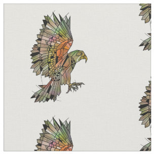Kea Geometric Parrot Stoff