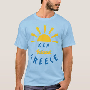 KEA Insel, Griechenland - Sonnenschein Männer Blau T-Shirt