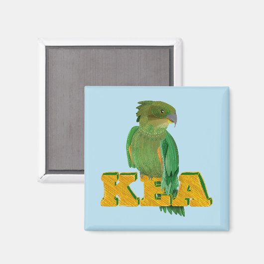 Kea Magnet (Vorderseite/Rückseite)