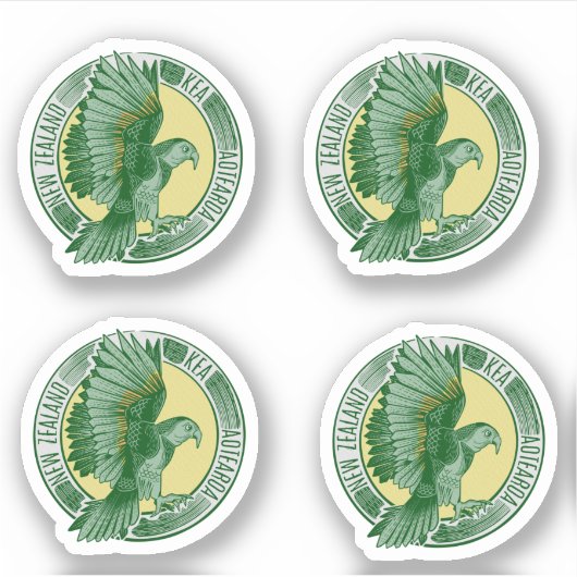 Kea Neuseeland Aotearoa Aufkleber (Vorderseite)