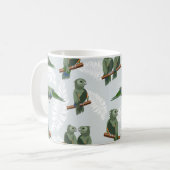 Kea Neuseeland Native Papagei Muster Kaffeetasse (Vorderseite Links)