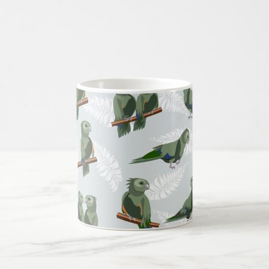 Kea Neuseeland Native Papagei Muster Kaffeetasse (Mittel)