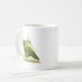 Kea Neuseeland-Vogel Kaffeetasse (Vorderseite Links)