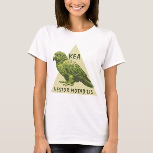 Kea Neuseeland-Vogel T-Shirt (Vorderseite)