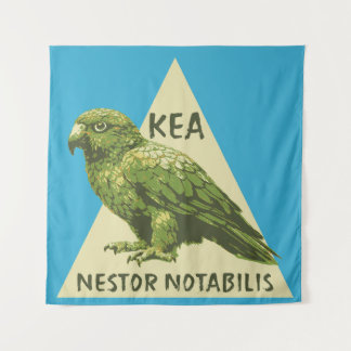 Kea Neuseeland-Vogel Wandteppich