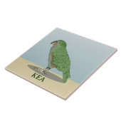 Kea New Zealand Bird Fliese (Seite)
