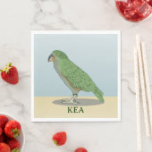 Kea New Zealand Bird Serviette (Beispiel)