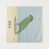 Kea New Zealand Bird Wandteppich (Vorderseite (Horizontal))